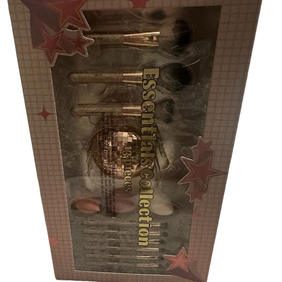 essential collection Disco bling make up brush kit 13 piece new & sealed Gold - Picture 6 of 12